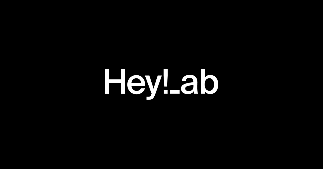 HeyLab website homepage built with Framer