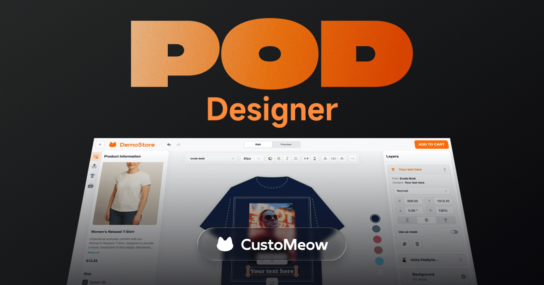customeow website homepage built with Framer