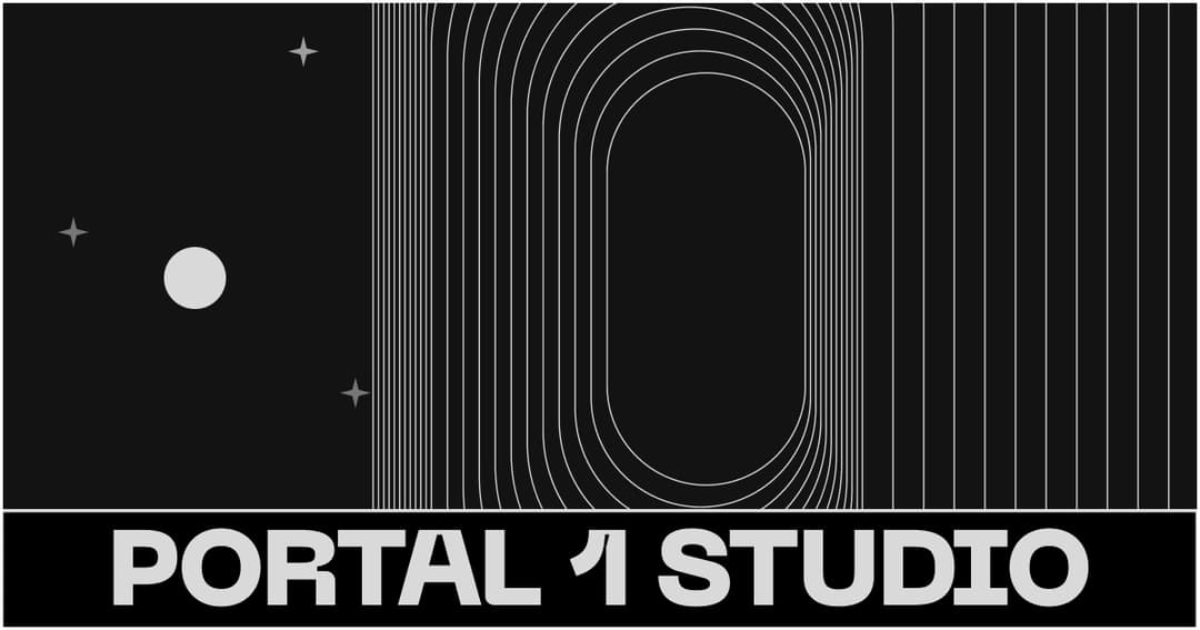portalone.studio website homepage built with Framer