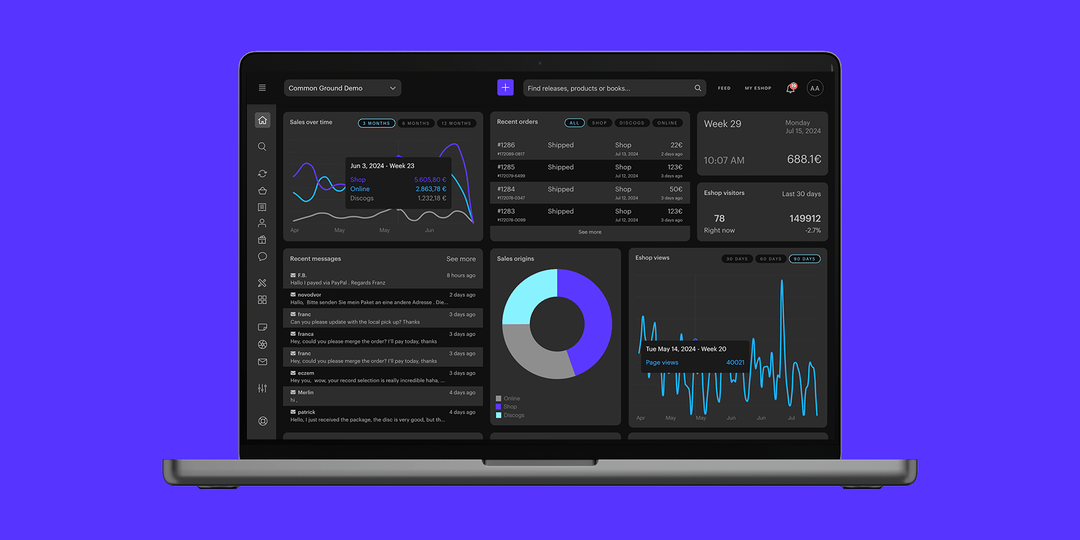 common-ground.io website homepage built with Framer