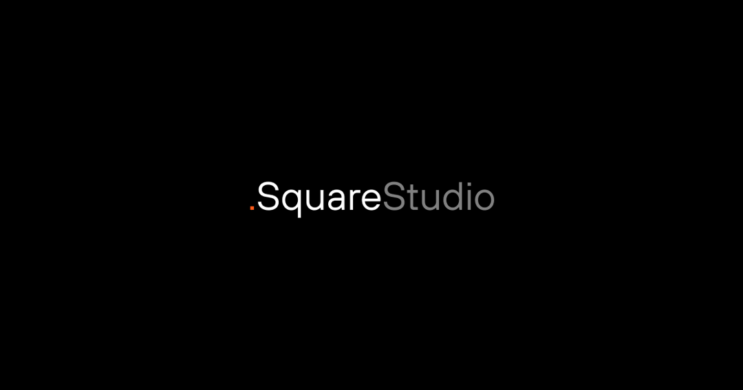 Square Studio website homepage built with Framer
