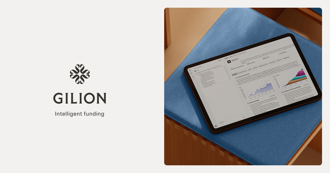 gilion website homepage built with Framer
