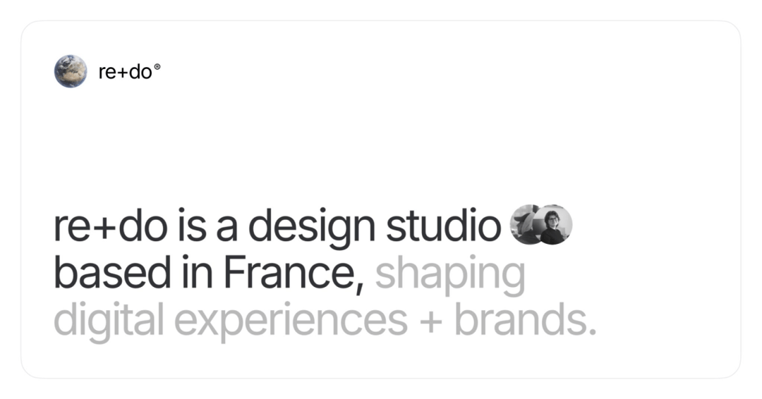 re+do website homepage built with Framer
