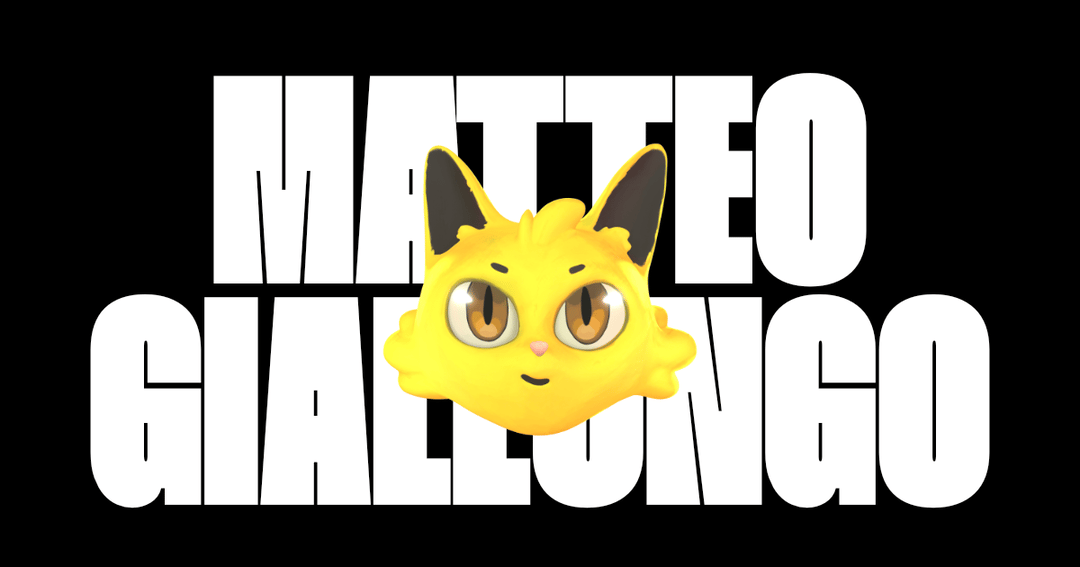 matteogiallongo.it website homepage built with Framer
