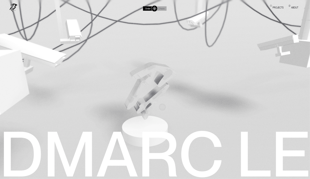Dmarc Le website homepage built with Framer