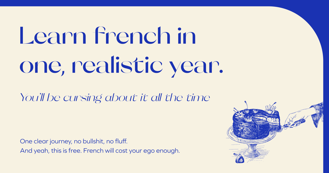 Fuss Free French website homepage built with Framer