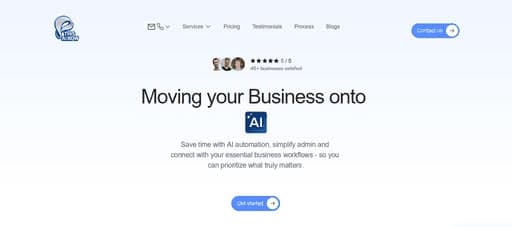 thisainow.com website homepage built with Framer