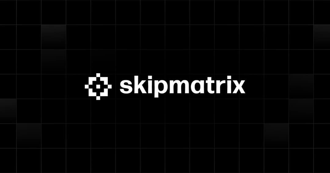 Skipmatrix website homepage built with Framer