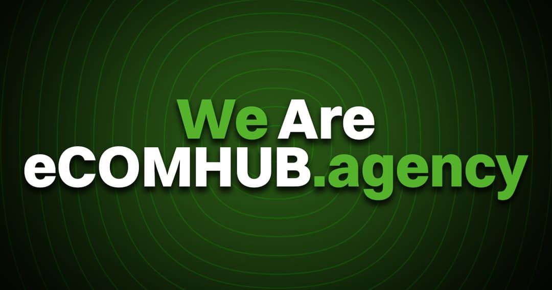 eCOMHUB.agency website homepage built with Framer