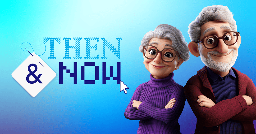 Then & Now website homepage built with Framer