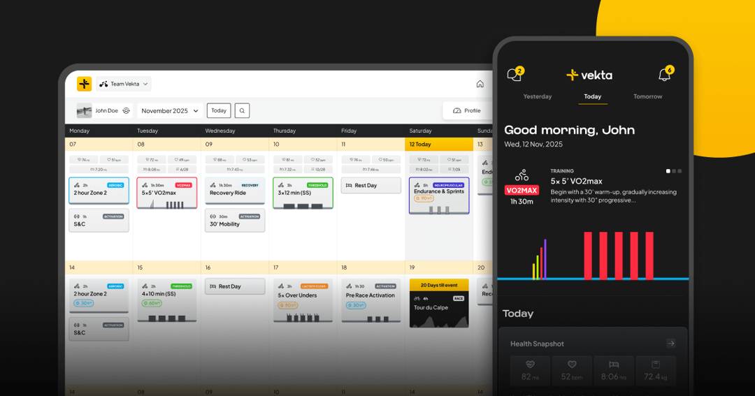 Vekta website homepage built with Framer