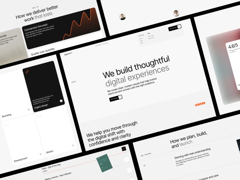 aicstudio website homepage built with Framer
