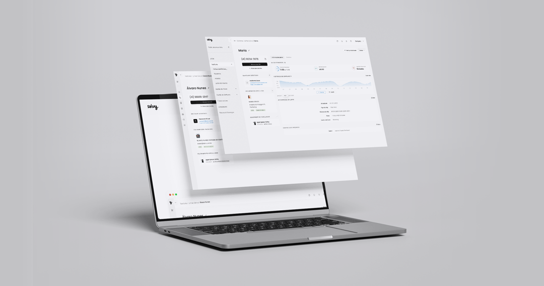 salvy website homepage built with Framer