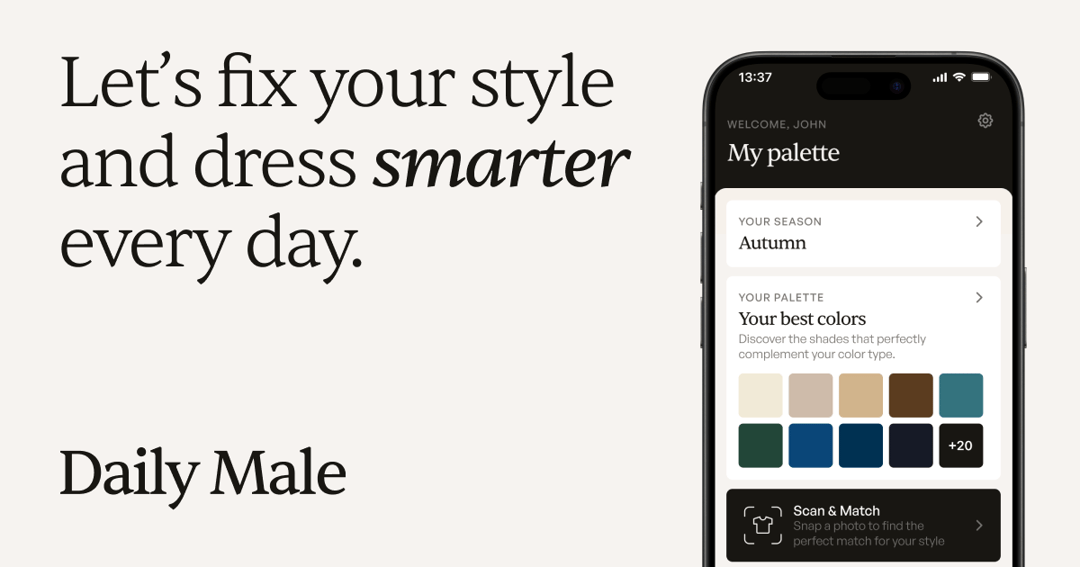 Daily Male website homepage built with Framer