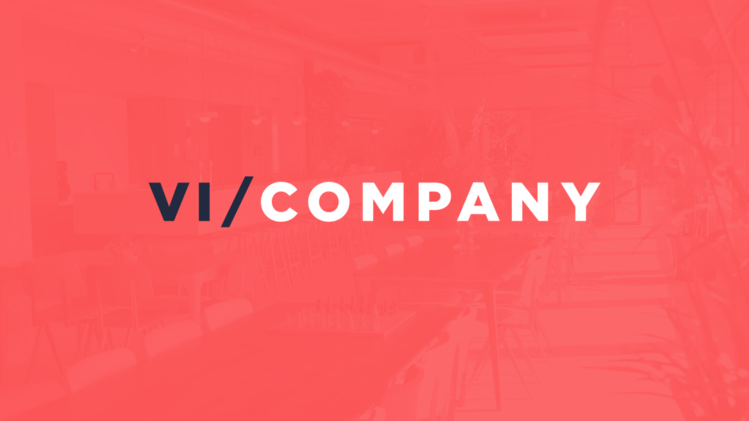 vicompany website homepage built with Framer