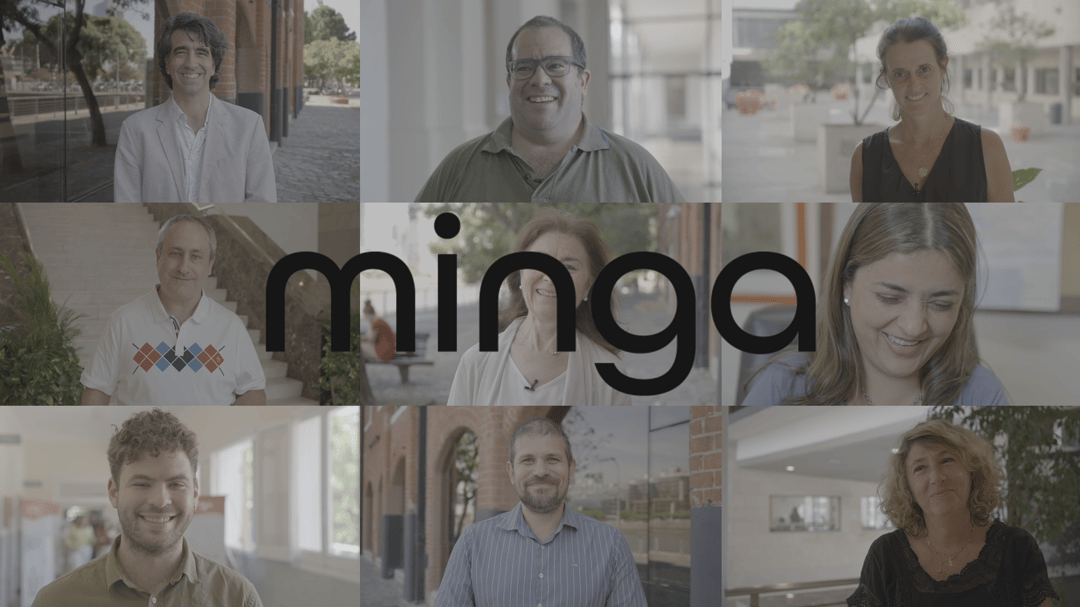 MINGA website homepage built with Framer