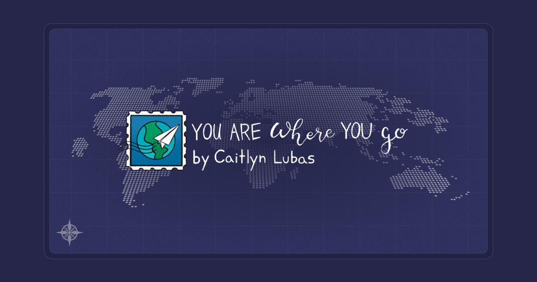 You Are Where You Go website homepage built with Framer