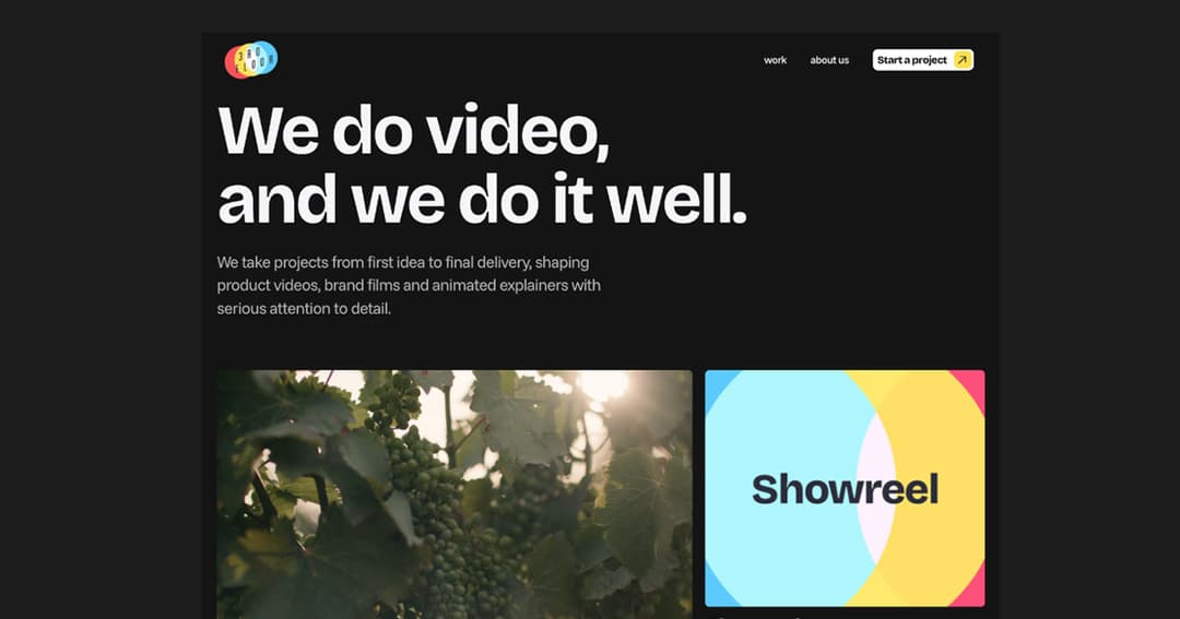 3rdfloor website homepage built with Framer