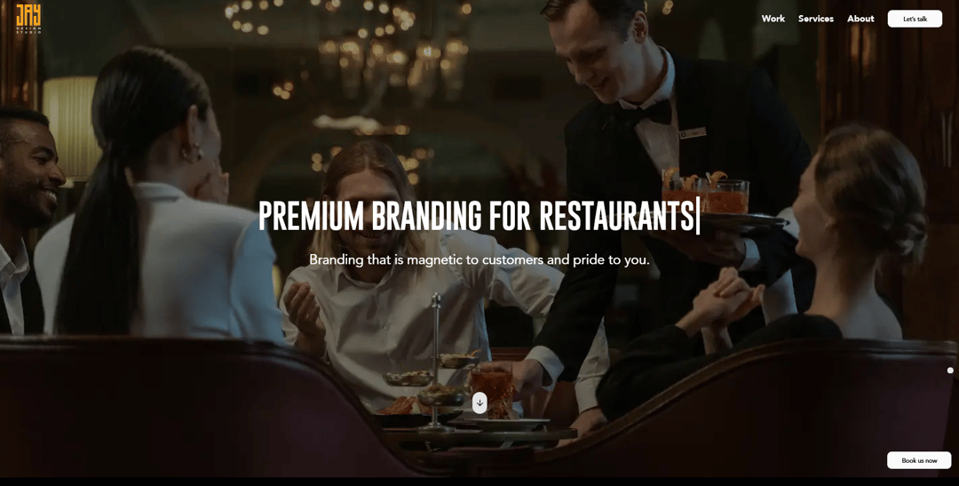 Jay Design Studio Website website homepage built with Framer