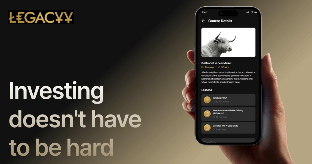 Legacyy website homepage built with Framer