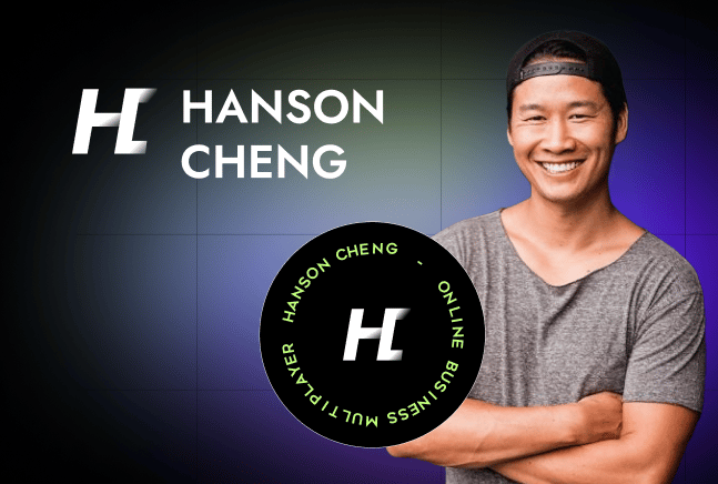 Hanson Cheng website homepage built with Framer