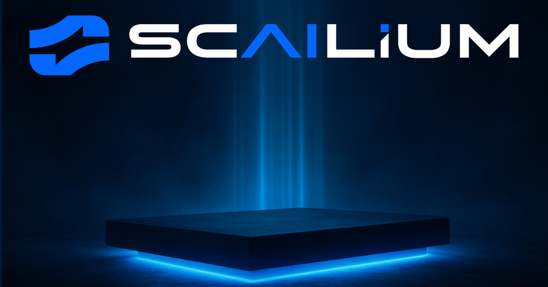 Scailium website homepage built with Framer