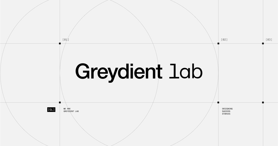 greydientlab.com website homepage built with Framer