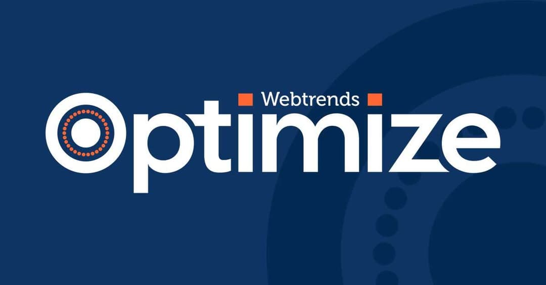 webtrends-optimize website homepage built with Framer