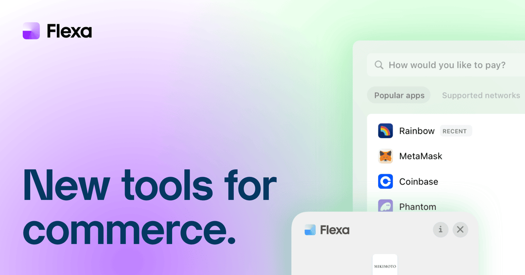 flexa website homepage built with Framer