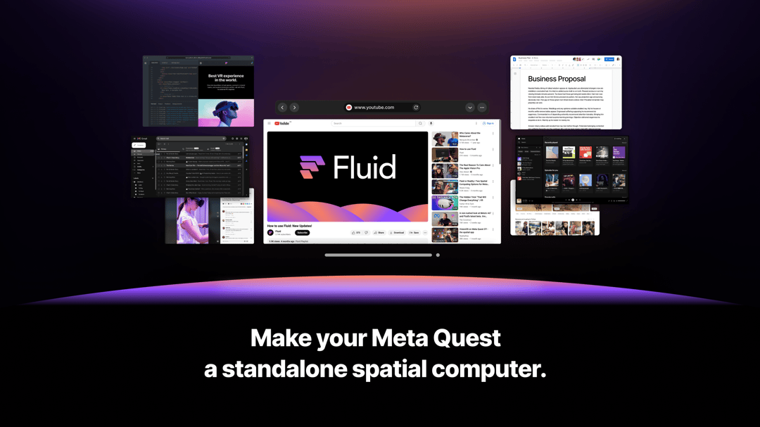 Fluid Website website homepage built with Framer