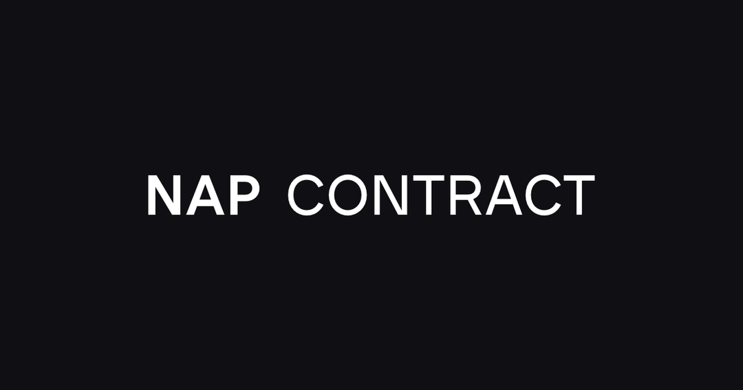 napcontract.com/en website homepage built with Framer