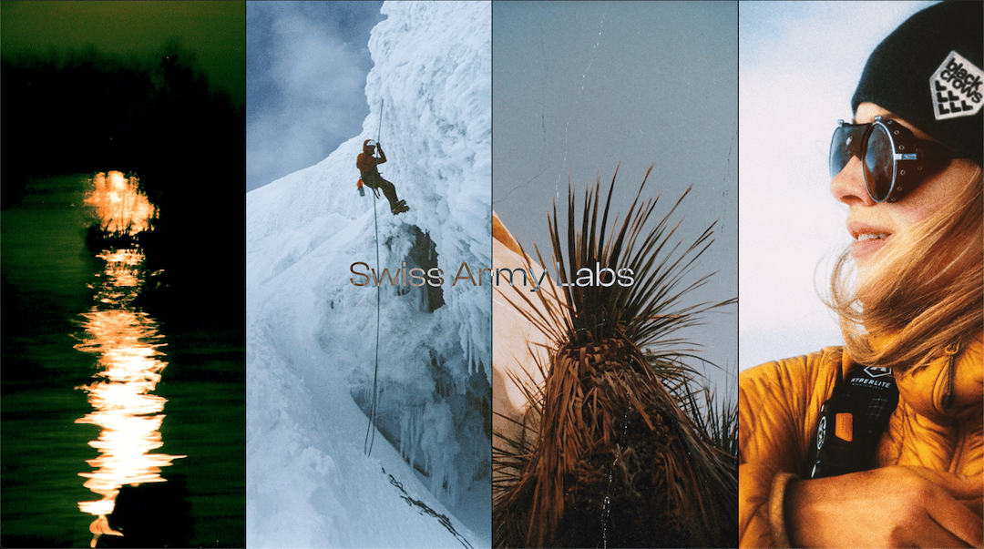 Swiss Army Labs website homepage built with Framer