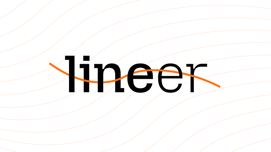 Lineer Robotics website homepage built with Framer