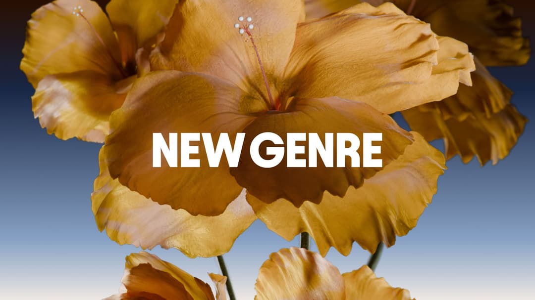 New Genre website homepage built with Framer