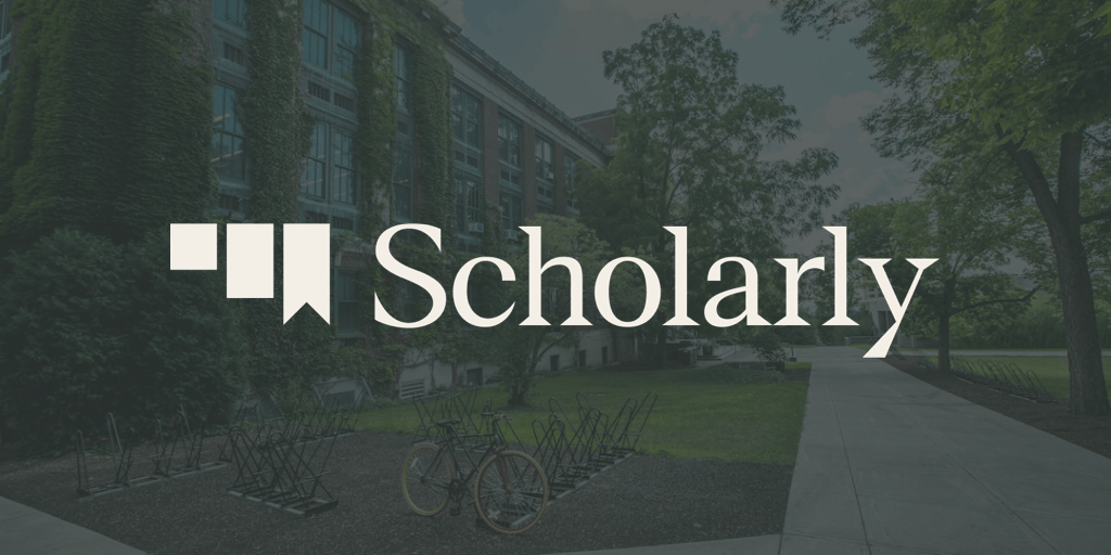 Scholarly Software website homepage built with Framer