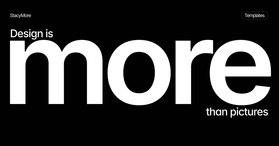Portfolio site website homepage built with Framer