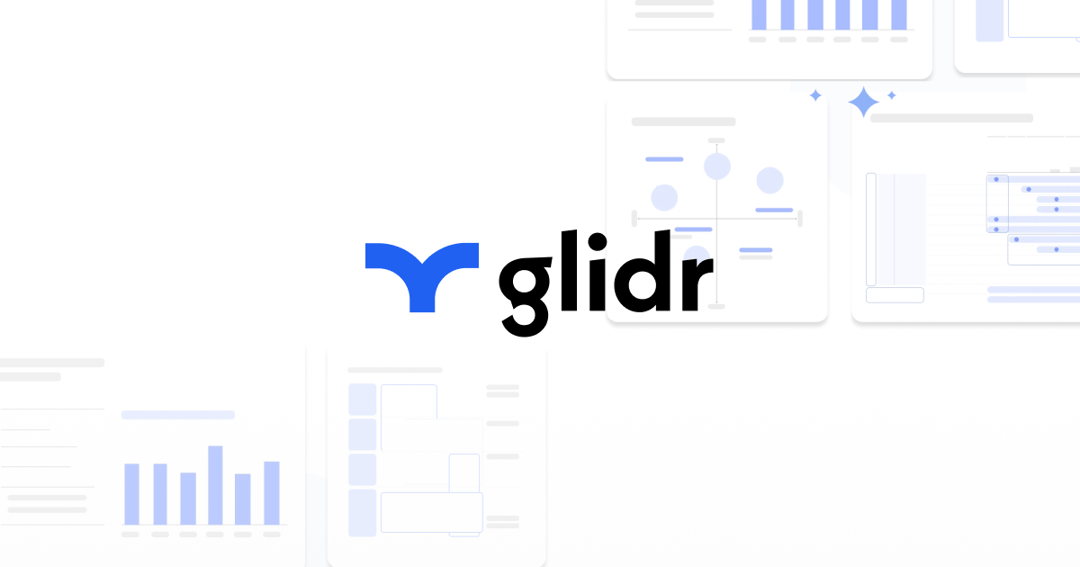 glidr website homepage built with Framer