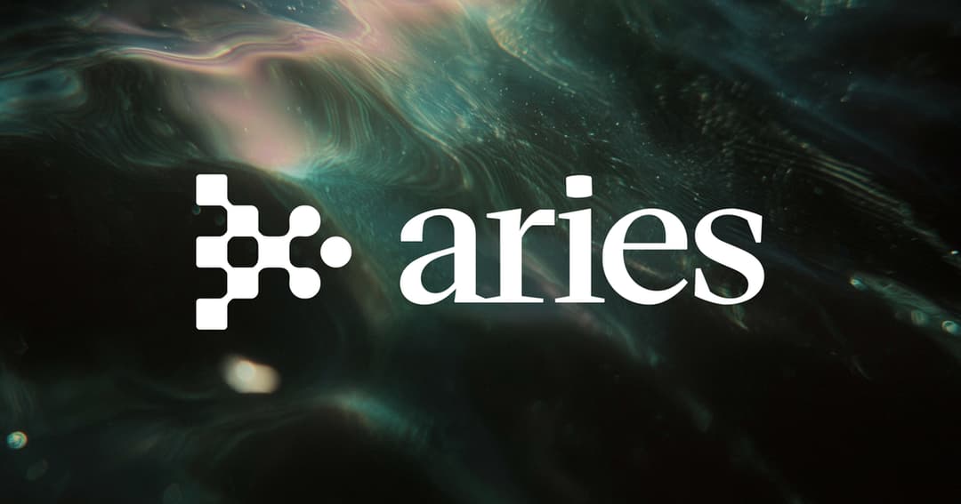 Aries website homepage built with Framer