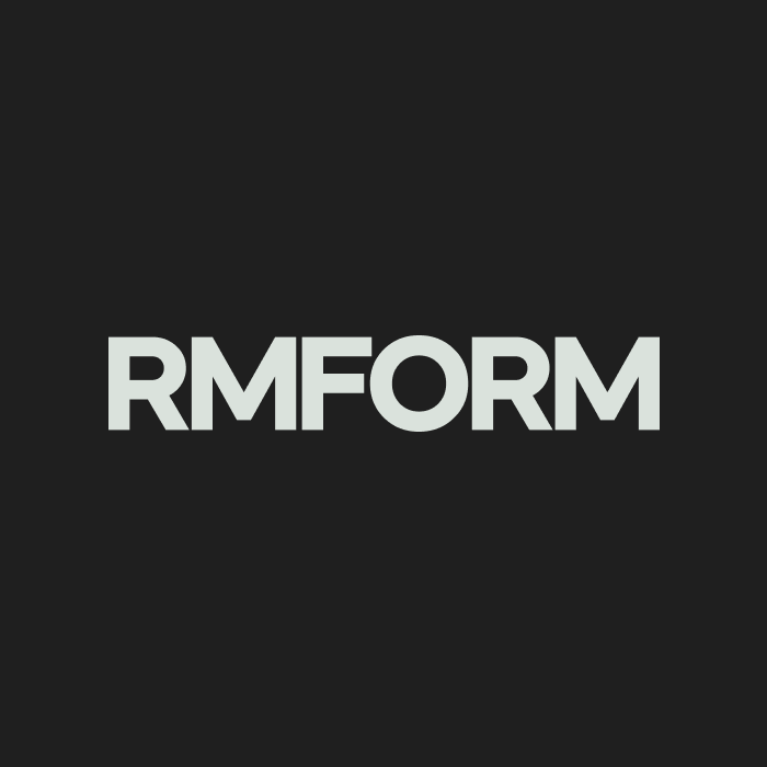 RMFORM website homepage built with Framer