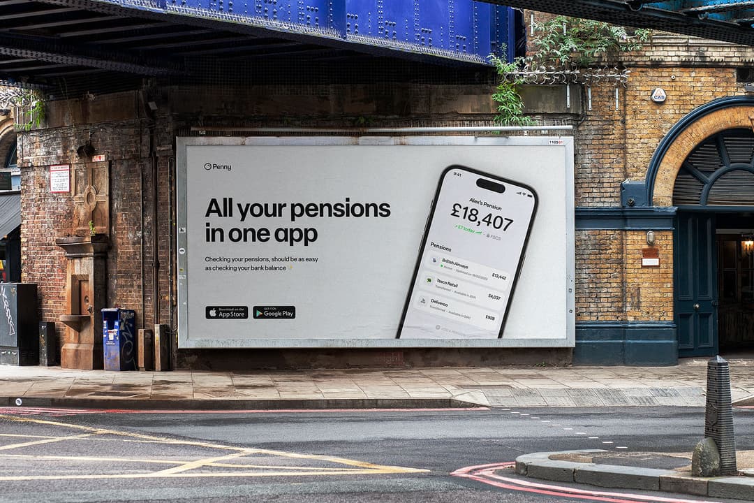 Penny Pension website homepage built with Framer