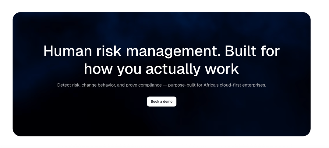 Riskpot website homepage built with Framer