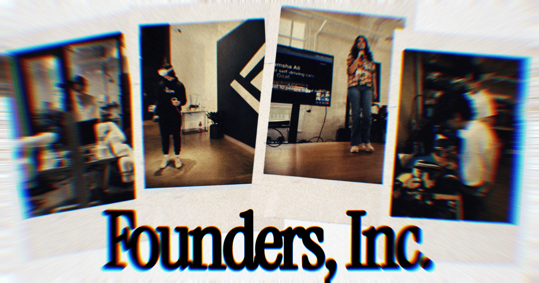 f.inc website homepage built with Framer