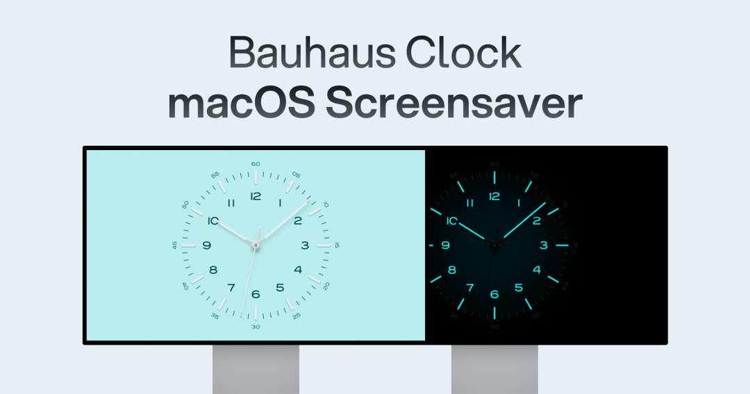 Bauhaus Clock website homepage built with Framer