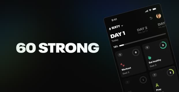 Sixty Strong website homepage built with Framer