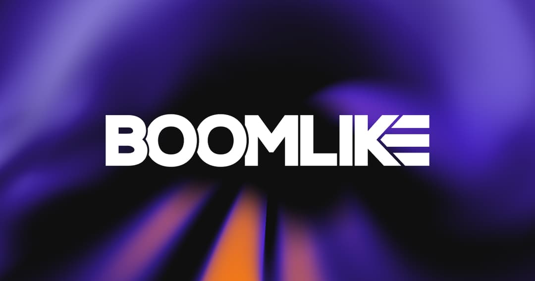 Boomlike website homepage built with Framer
