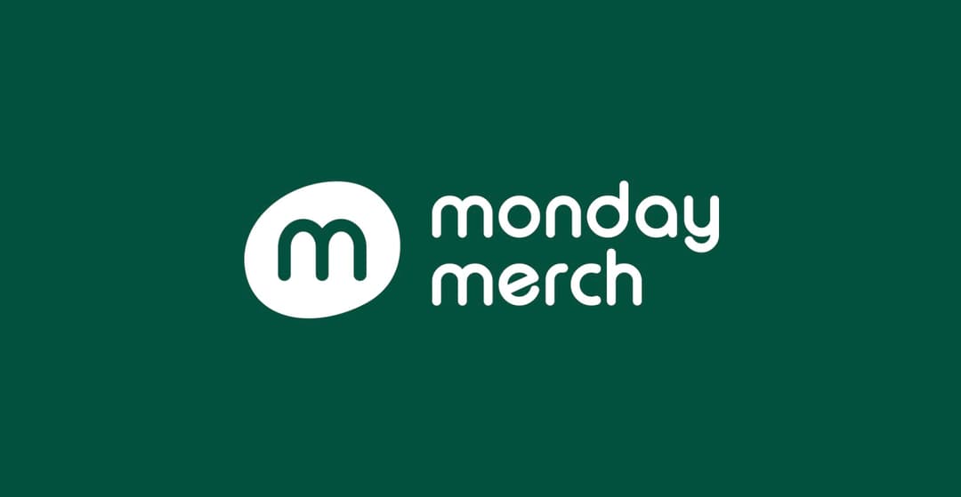 mondaymerch website homepage built with Framer
