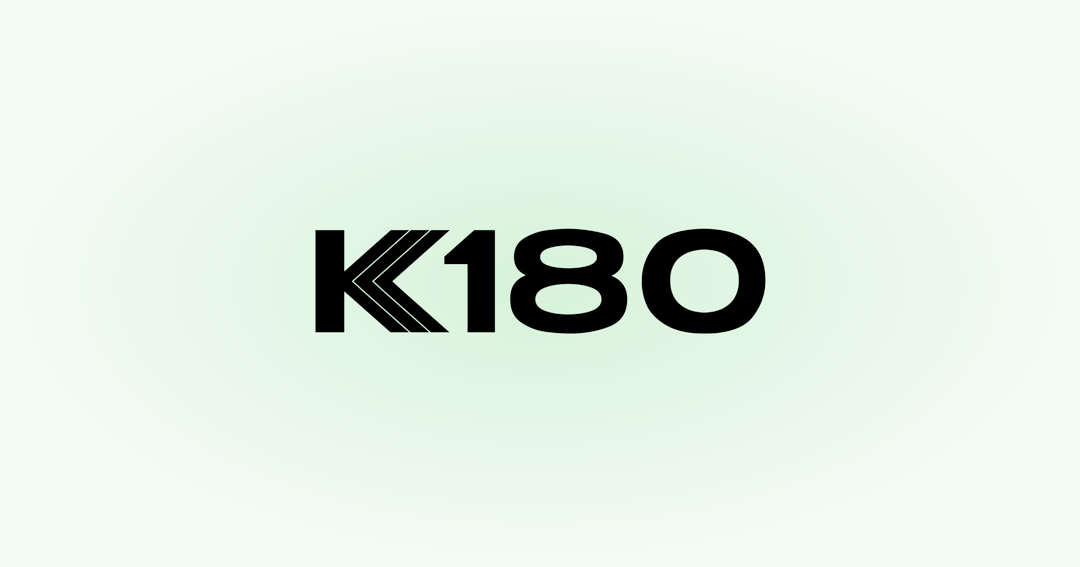 K180 Studios website homepage built with Framer