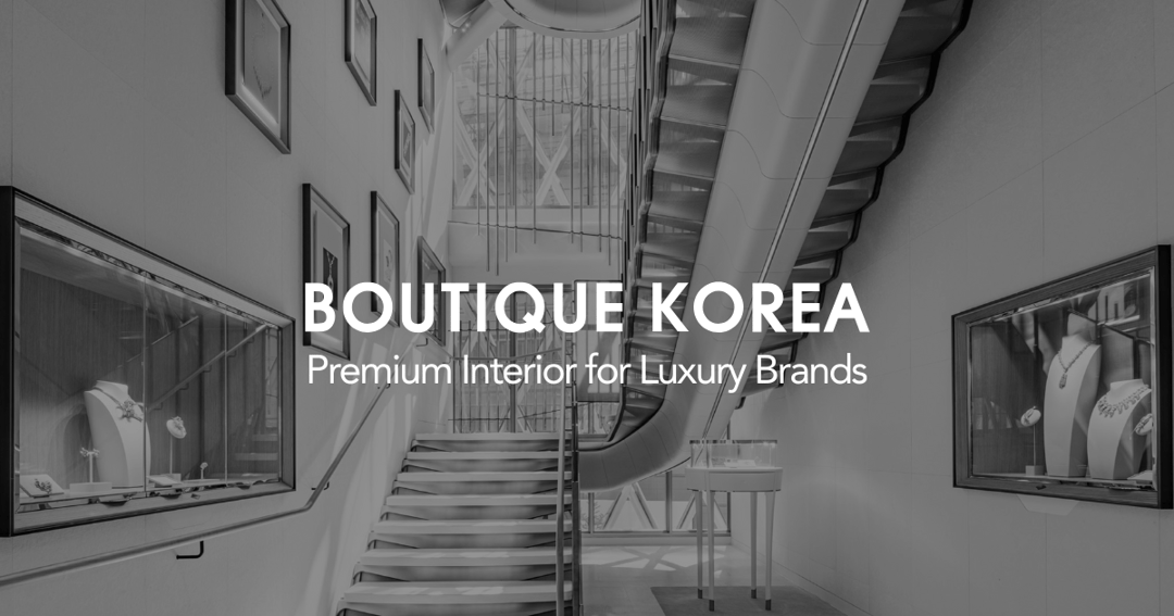 Boutique Korea website homepage built with Framer