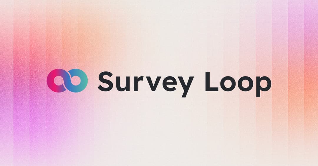 Survey Loop website homepage built with Framer