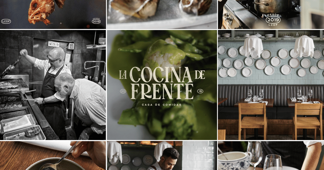 La Cocina de Frente website homepage built with Framer